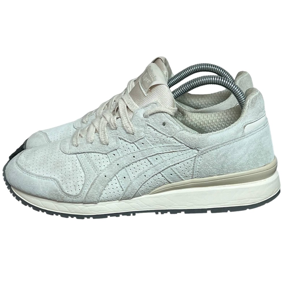 MENS ONITSUKA TIGER ALLIANCE “Off White” Suede Shoes Sneakers SIZE 8.5 RARE